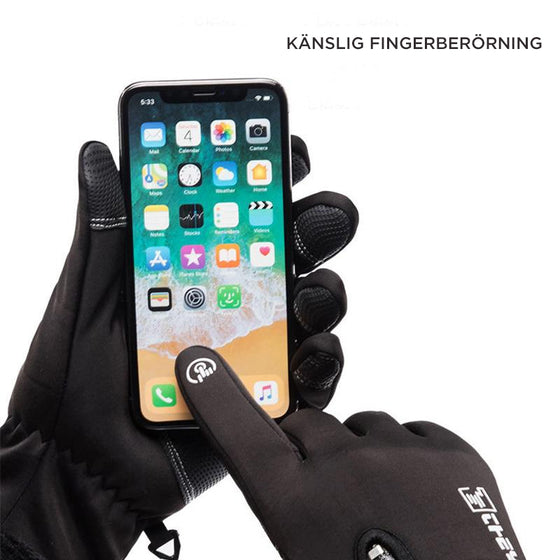 Unisex Vintervarma Vattentäta Pekskärmshandskar
