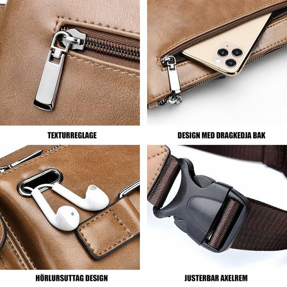 Herr Multifunktionell Midjeväska