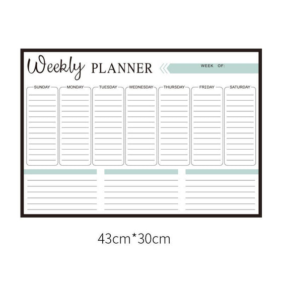 Kylskåpsmagnetkalenderklistermärke