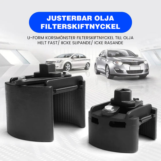 Justerbar Oljefilterskiftnyckel