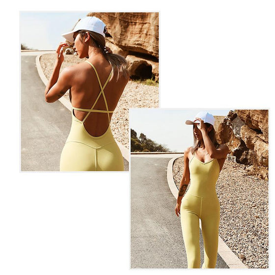 Aerial Yoga Sele Typ Jumpsuit