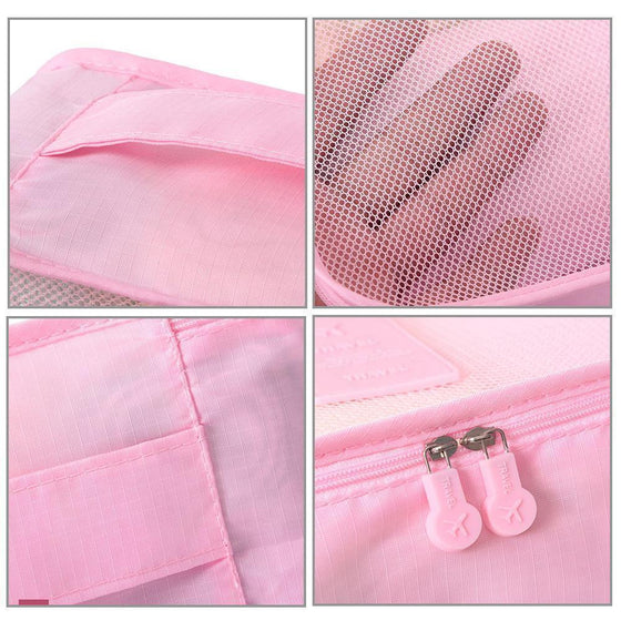 Förvaringsväska för resekläder (1 set, 6st)