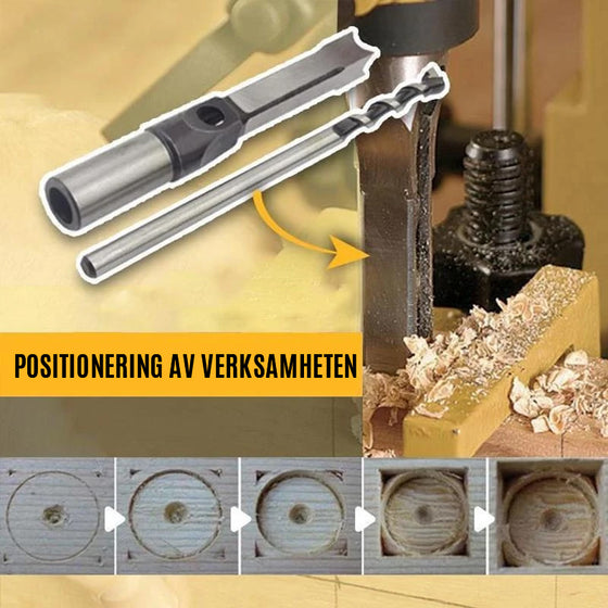 Fyrkantig trämejsel