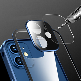 Dubbelsidigt iPhone-fodral med spänne