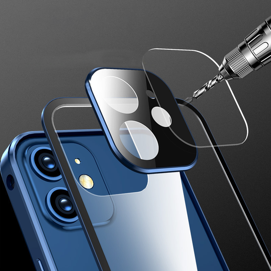 Dubbelsidigt iPhone-fodral med spänne