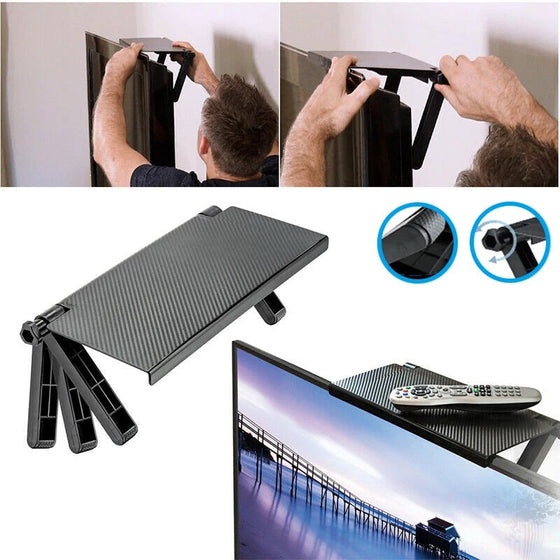 Justerbar TV-dator översta förvaringshyllan