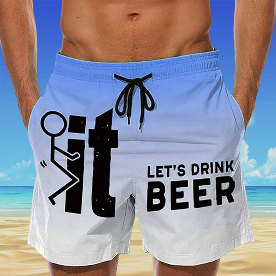 Hawaii strandshorts för män