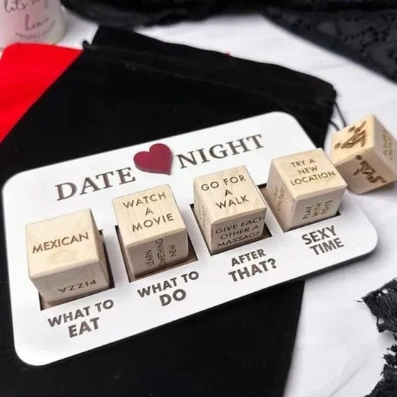 Förköp：Date Night Dice Kvällsversion- 💝Årsdagspresent