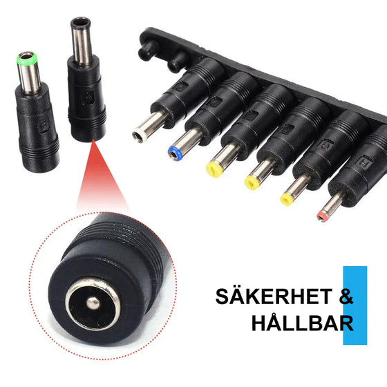 8-i-1 universell likströmsadapter
