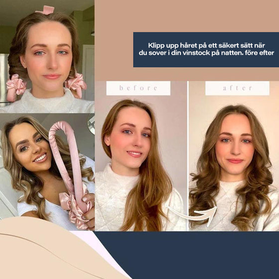 Värmefritt lockigt hårpaket