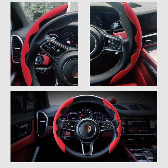 Bilskyddande Plysch Rattkydd