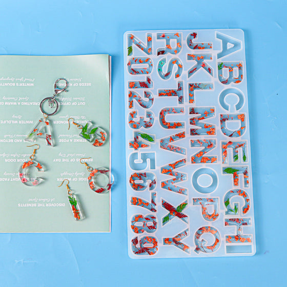 Gör-Det-Själv alfanumerisk kristallepoxiform