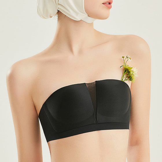 Anti-slip 3D lyftande och samlande sömlös bh