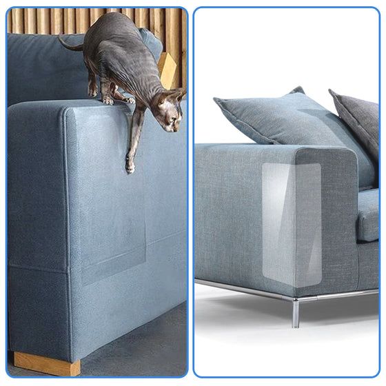 Katter reptåliga möbelskyddstejp (2 stycken och 10 spikar)