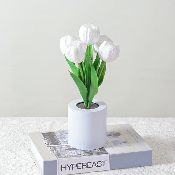 LED uppladdningsbar tulpannattlampa