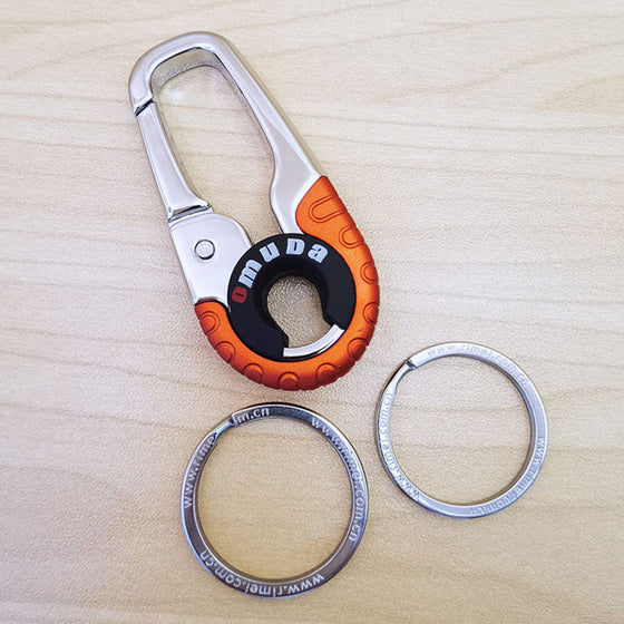 Kreativ nyckelring i rostfritt stål