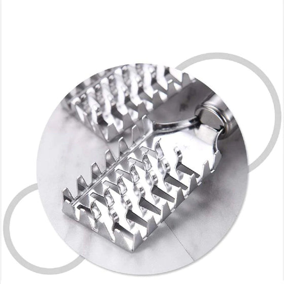 Fiskfjällhyvel i rostfritt stål