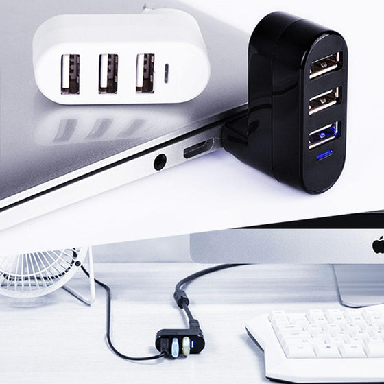 Mini Roterbar 3-port USB Nav