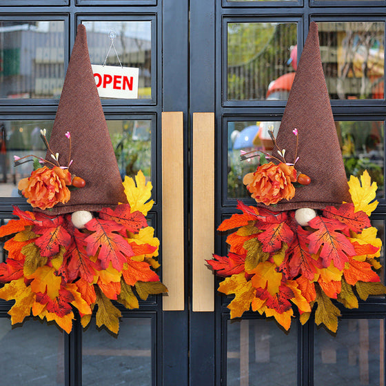 Lönnlövshatt - Dörrupphängning, hatt för fotoprops, vägghatt