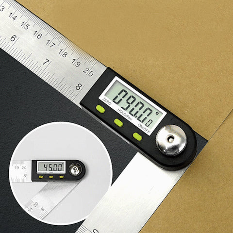 Elektronisk digital displayvinkellinjal