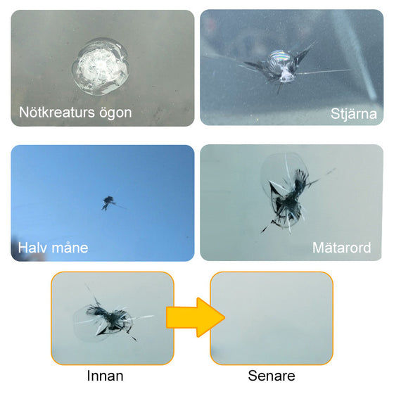Reparationsmedel för bilglas