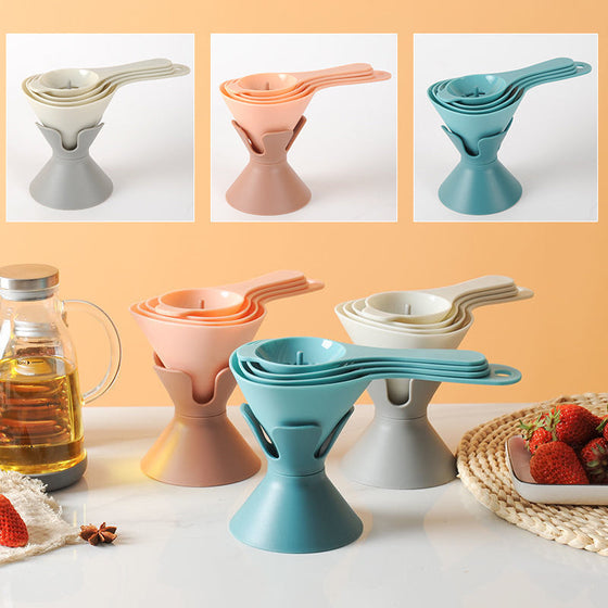 6-i-1 multifunktionell trattset