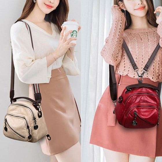 Multifunktionell axelväska för ryggsäck