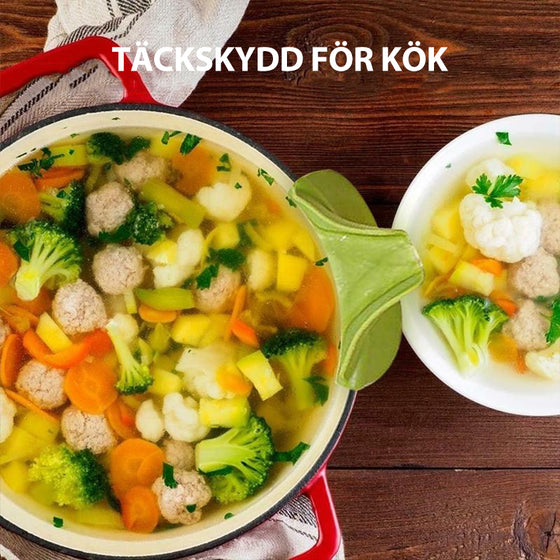 Anti-spill köksutrustings avböjare