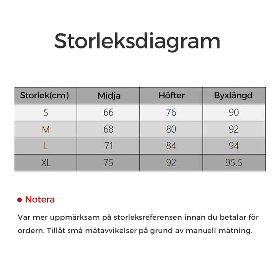 Leggings med hög midja