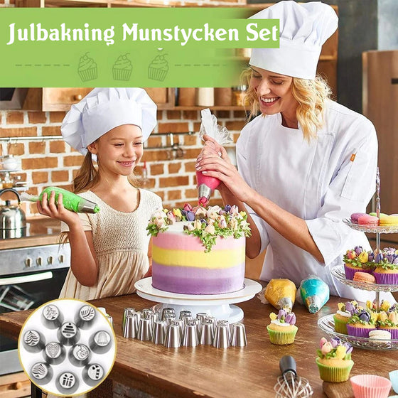 Julbakning Munstyckeset