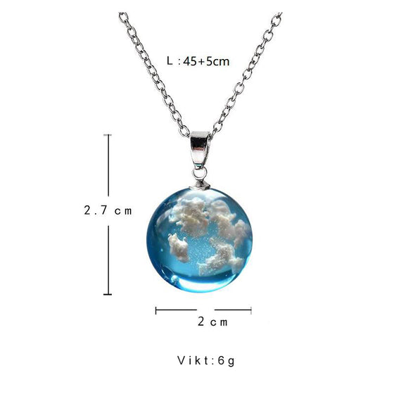 Himmel Moln Harts Halsband