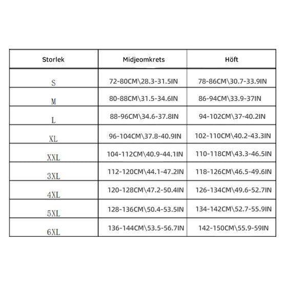 Kropp shapewear med höftlyftare