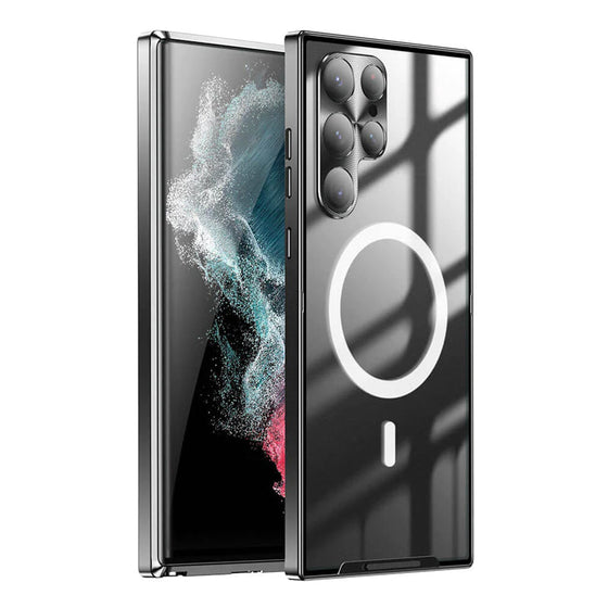 Magnetisk Magsafe metallfodral för Samsung