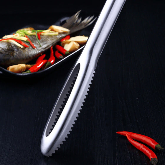 Fiskfjällhyvel i rostfritt stål