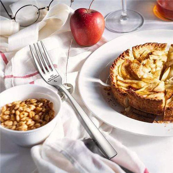 Graverad Gaffelpresent