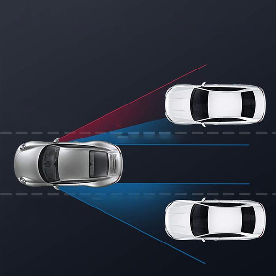 Justerbara bilspeglar för döda vinklar