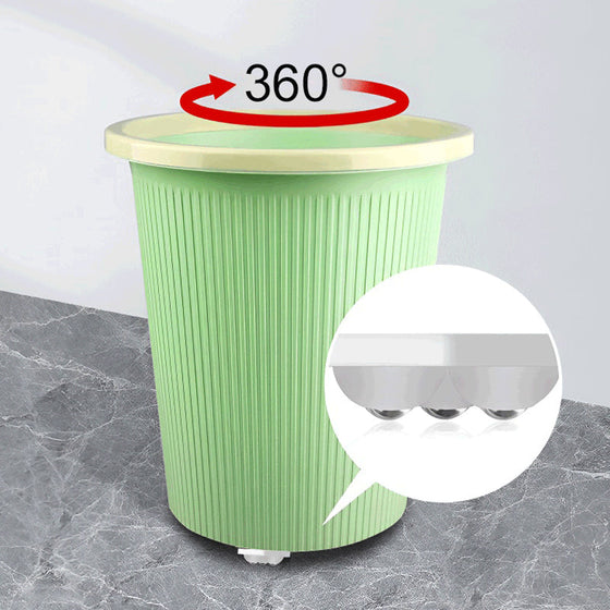 360° roterande treklots hjul