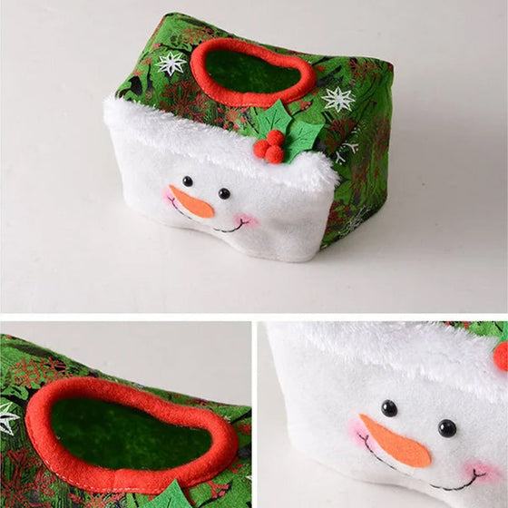 Nytt juldekorativt vävnadsfodral