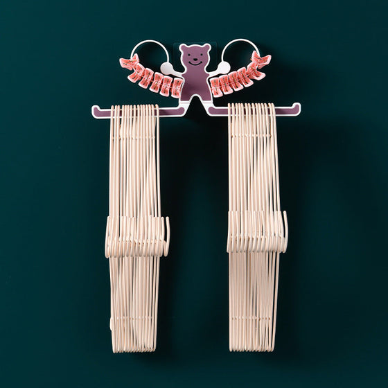 Hålfria hängare, förvaringskrokar