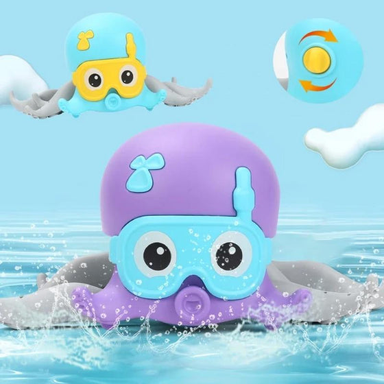 Söt bläckfisk badleksak