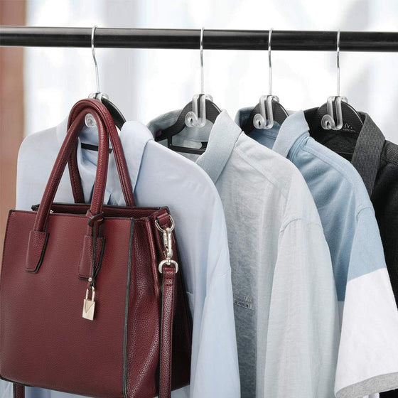 Genomskinliga anslutningskrokar för galge (10 st)