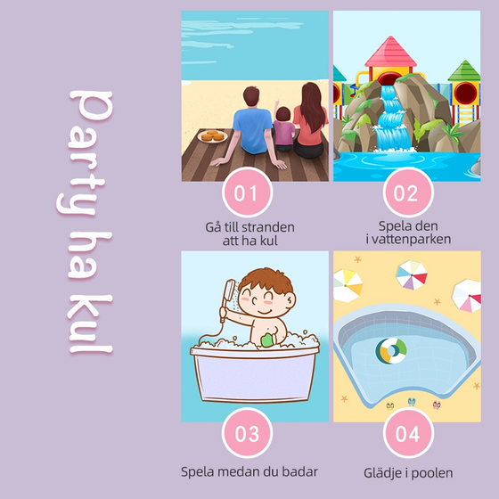 Tecknad dinosaurie vattenpistol leksak