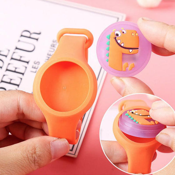 Barn Tecknad Djur Myggavvisande Klocka