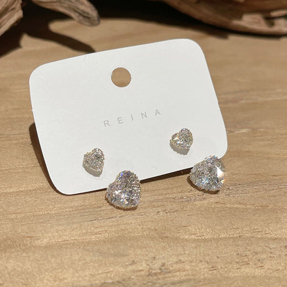 Dinglande zirkonörhängen