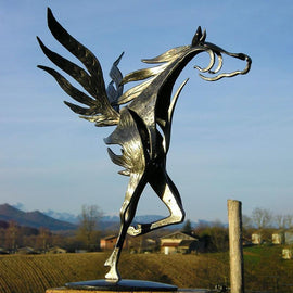 Hästskulptur dekoration