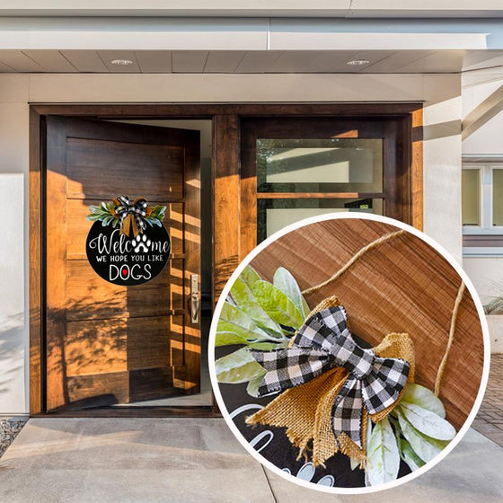 Välkommen träskylt | För hund- och kattägare