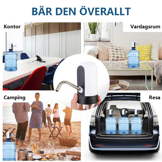 Bärbar elektrisk vattendispenser