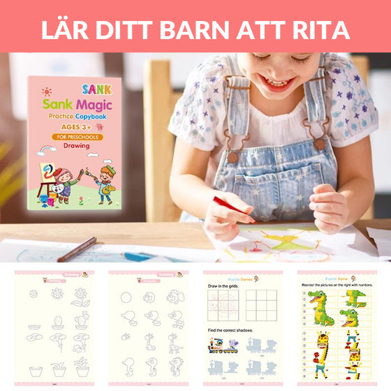 【sale】Magisk Handskrift Övningshäfte | Engelska