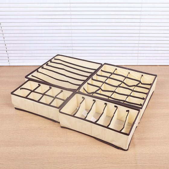 Underkläder förvaringslådor set