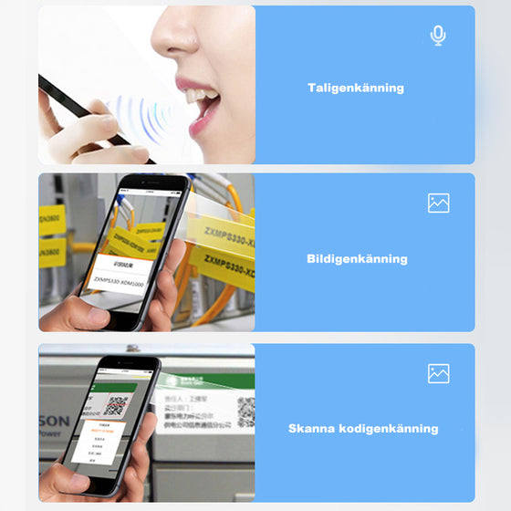 Bärbar Etikettmaskin